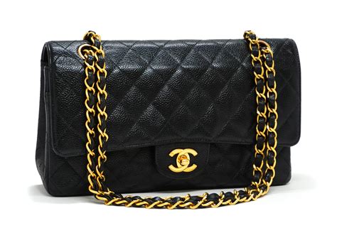 chanel bag price black|Chanel classic black bag price.